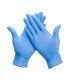 10 Packungen Nitril Untersuchungshandschuhe, puderfrei, blau, Box a 100 Stück