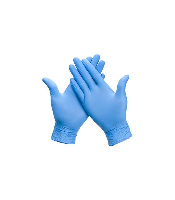 10 Packungen Nitril Untersuchungshandschuhe, puderfrei, blau, Box a 100 Stück