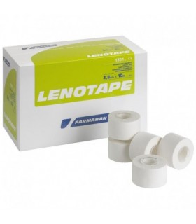 Karton mit 32 Rollen Sporttape 3,8 cm | Weiß | 10 m